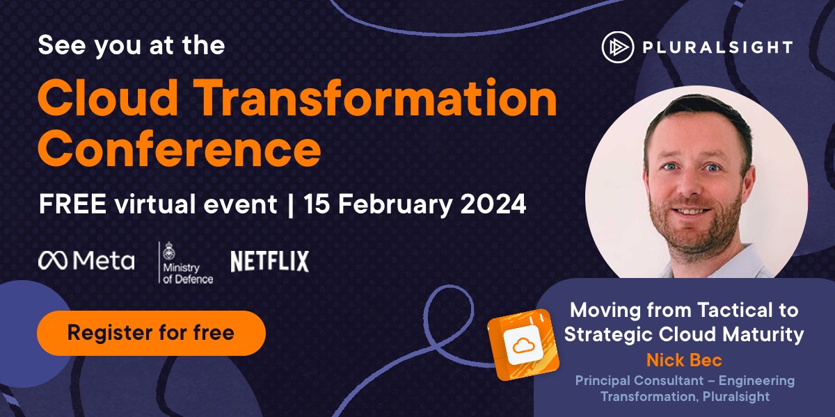 Join the the Cloud Transformation Conference and enjoy keynote sessions, interactive panels, and fireside chats with cloud experts from Meta, Netflix, and more and dive into topics like: ⭐ Identifying opportunities for cloud migration ⭐ Hybrid vs. multi vs. distributed ⭐