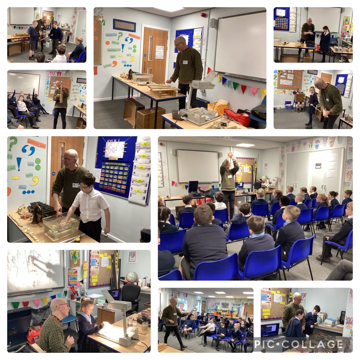 Year 4 have had a fantastic science workshop this morning with Sam  from <a href="/BoffinProjects/">Boffin Projects</a>. So much interesting information, exploring sound and how it can be produced. The children can’t wait to make their own instruments this afternoon.