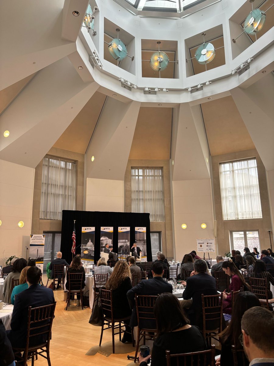 Day 2 of the 2024 Washington International Trade Conference is live! Politico’s Doug Palmer (@tradereporter) interviewing Jay Timmons (@JayTimmonsNAM) of National Association of Manufacturers (@ShopFloorNAM) Next up Ambassadors Roundtable!