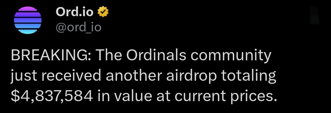 🟧 What happened in the last 24 hours in the Ordinals &amp; BRC-20 ecosystems 🟧 

Another 500$ airdropped to thousands of people, and much more, 

A 🧵👇

1/17