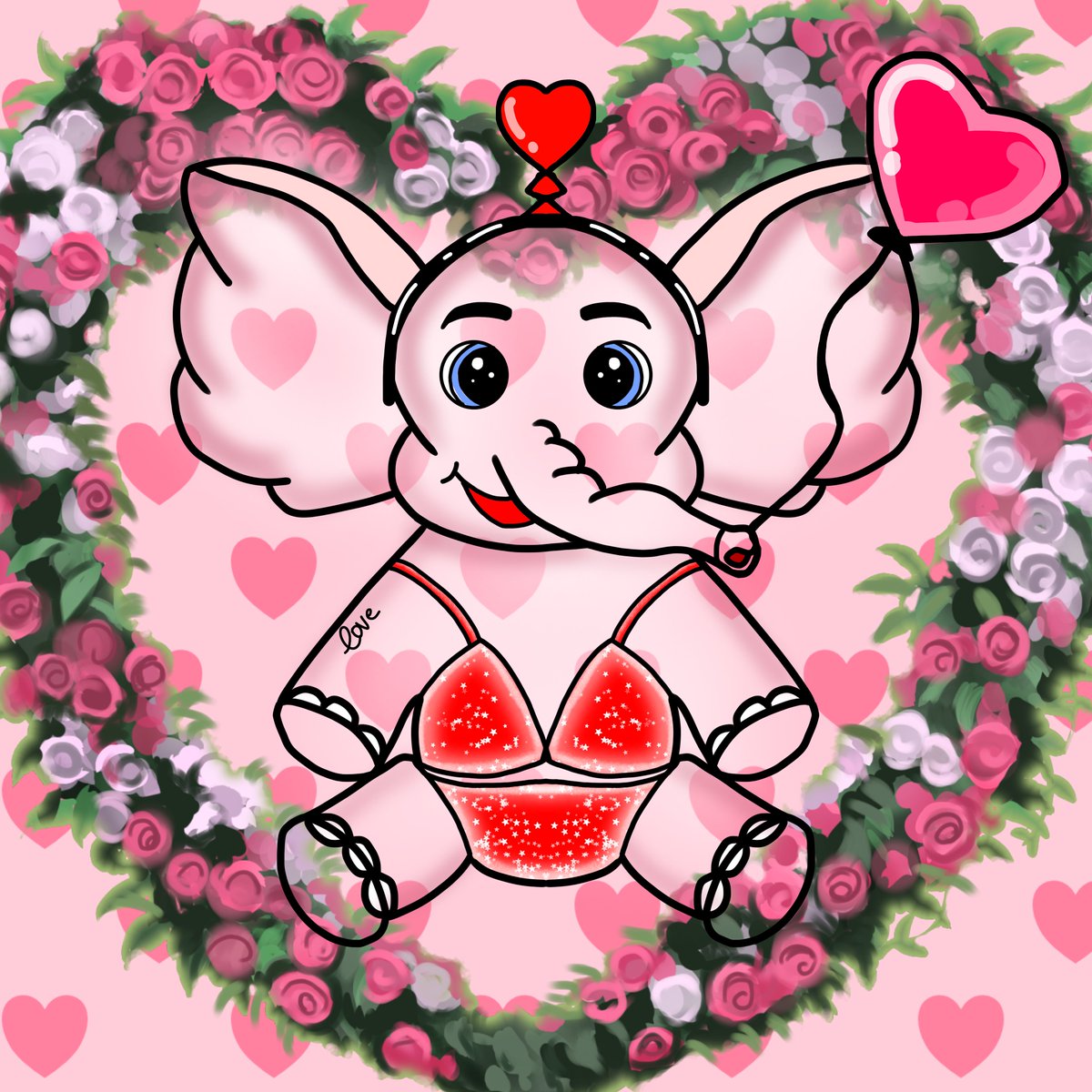 VALENTINE’S DROP !! 💘

My baby Elephant is now ready for valentine with her Sexy Outfit ! 😂❤️

So cute ! My baby 😭 

Price : 0.01 ETH 

Who will grab it ? 😍😍

opensea.io/assets/matic/0…

#StylishBabyElephants