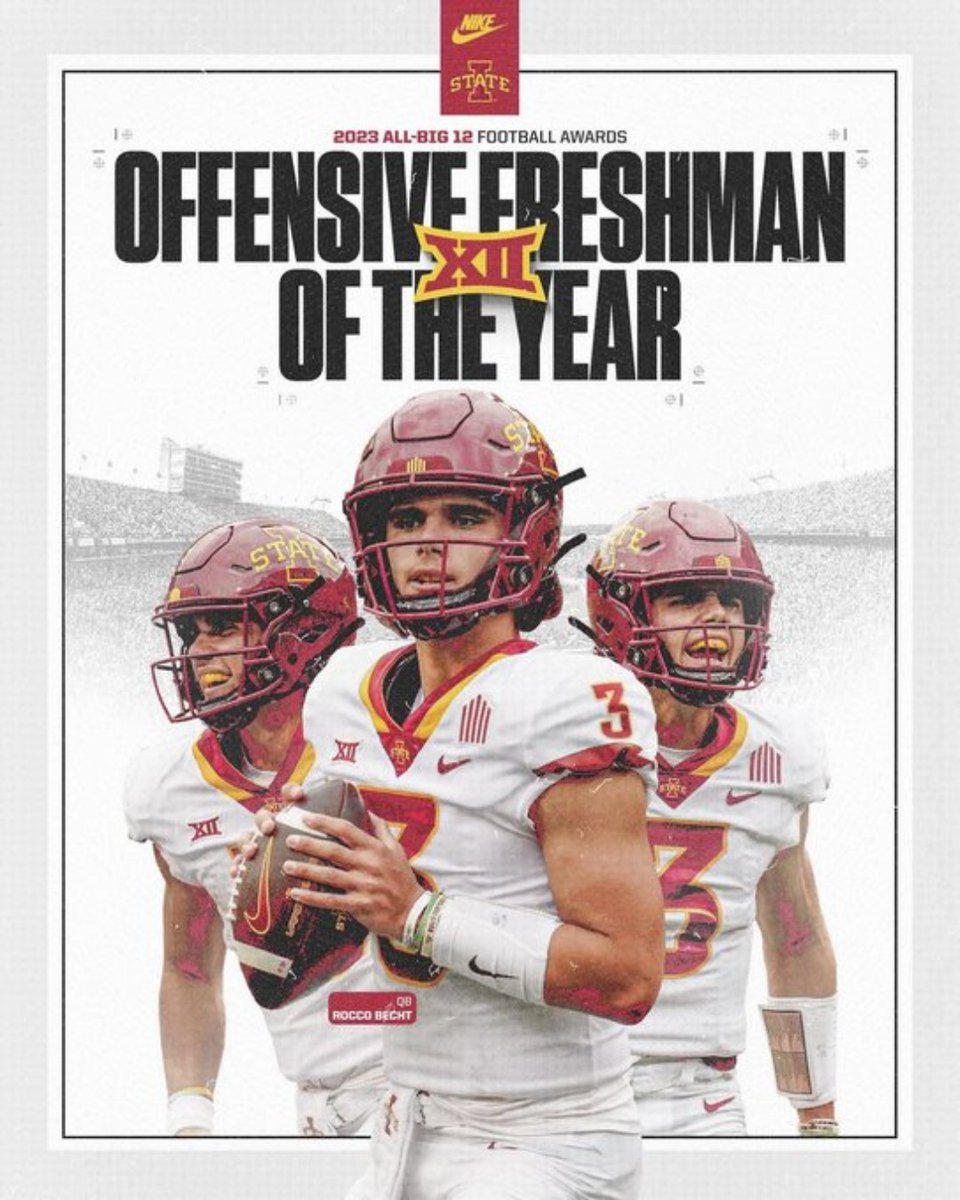 BigCountyPreps1's tweet photo. Yup...we knida knew that would happen!
βΉοΈ Rocco Becht, #wiregrassranch and BCP Camps Alum was named Big 12 offensive freshman of the year!
#BullsNation #RanchLife #HornsUP #GoBulls https://t.co/TPoD568Jlq