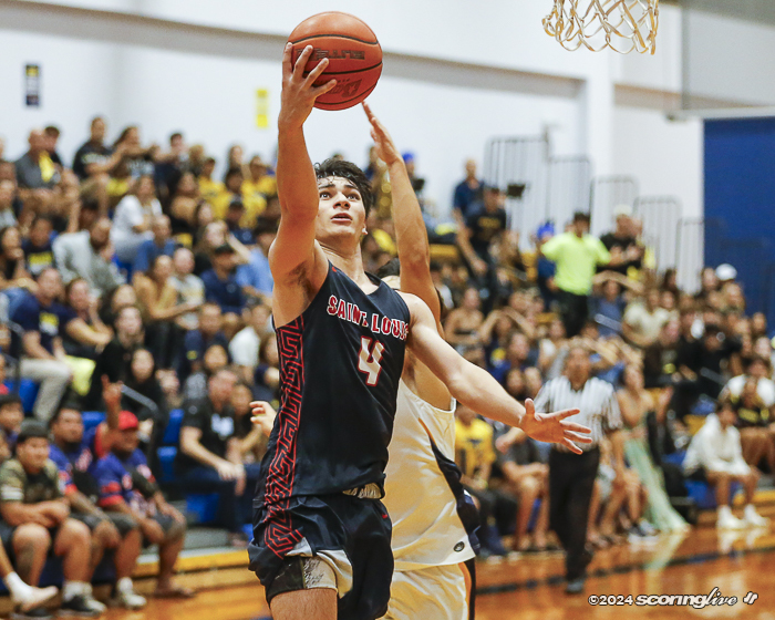 BBKB: No. 2 Saint Louis Crusaders dominate No. 1 Punahou Buffanblu, 60-42, to win third-straight ILH title dlvr.it/T2hXQx