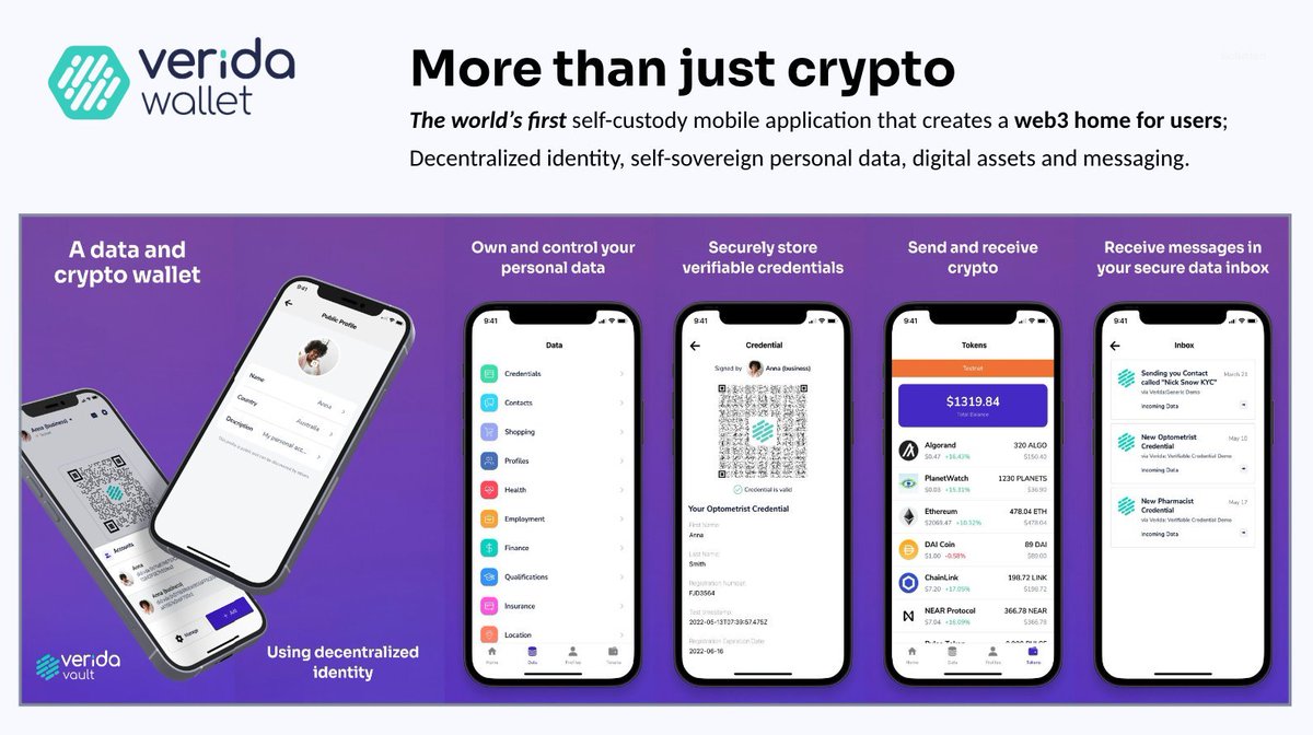 Verida_io's tweet image. Verida is positioned to lead the #DePIN charge to provide the decentralized infra for Europe's emerging regulatory landscape centred around digital identity for its 400M+ citizens🇪🇺

Learn more in @tahpot's thread👇

#eIDAS #GDPR #SSI
