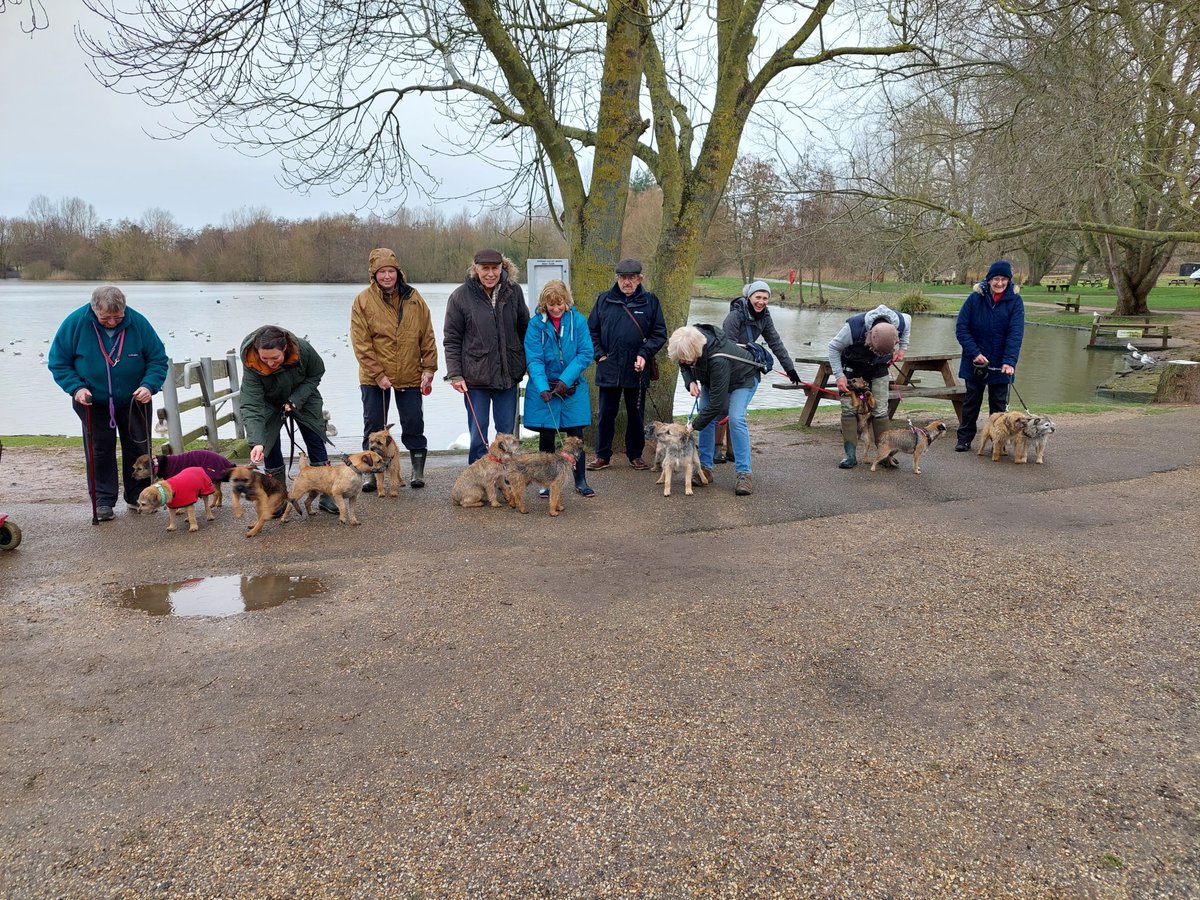 RuralPolicingSC's tweet photo. A really positive day working with partner agencies @environmentagency @AnglingTrust visiting several fisheries in Suffolk. We bumped in to @TheRSPB and a wonderful pack of Border Terriers! #optraverse #environmentagency #anglingtrust ๐ฃ ๐ https://t.co/k5ac1uM5KK