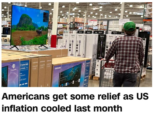 Two reputable news sources reporting on inflation in the morning of the same day. Don't believe the headlines.