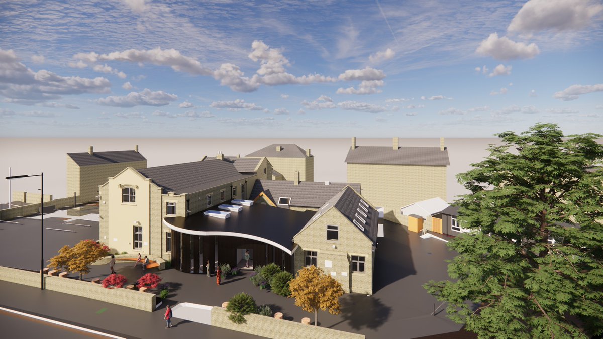 Bradford Council (@bradfordmdc) on Twitter photo Plans are in for a £3m Government-funded #ShipleyTownsFund project with a focus on Health, Well-being and Community.
They will transform The Old School building on Farfield Road, owned by mental health charity <a href="/CellarTrust/">The Cellar Trust</a>
📸@ranceboothsmith architects
➡️news.bradford.gov.uk Plans are in for a £3m Government-funded #ShipleyTownsFund project with a focus on Health, Well-being and Community.
They will transform The Old School building on Farfield Road, owned by mental health charity <a href="/CellarTrust/">The Cellar Trust</a>
📸@ranceboothsmith architects
➡️news.bradford.gov.uk