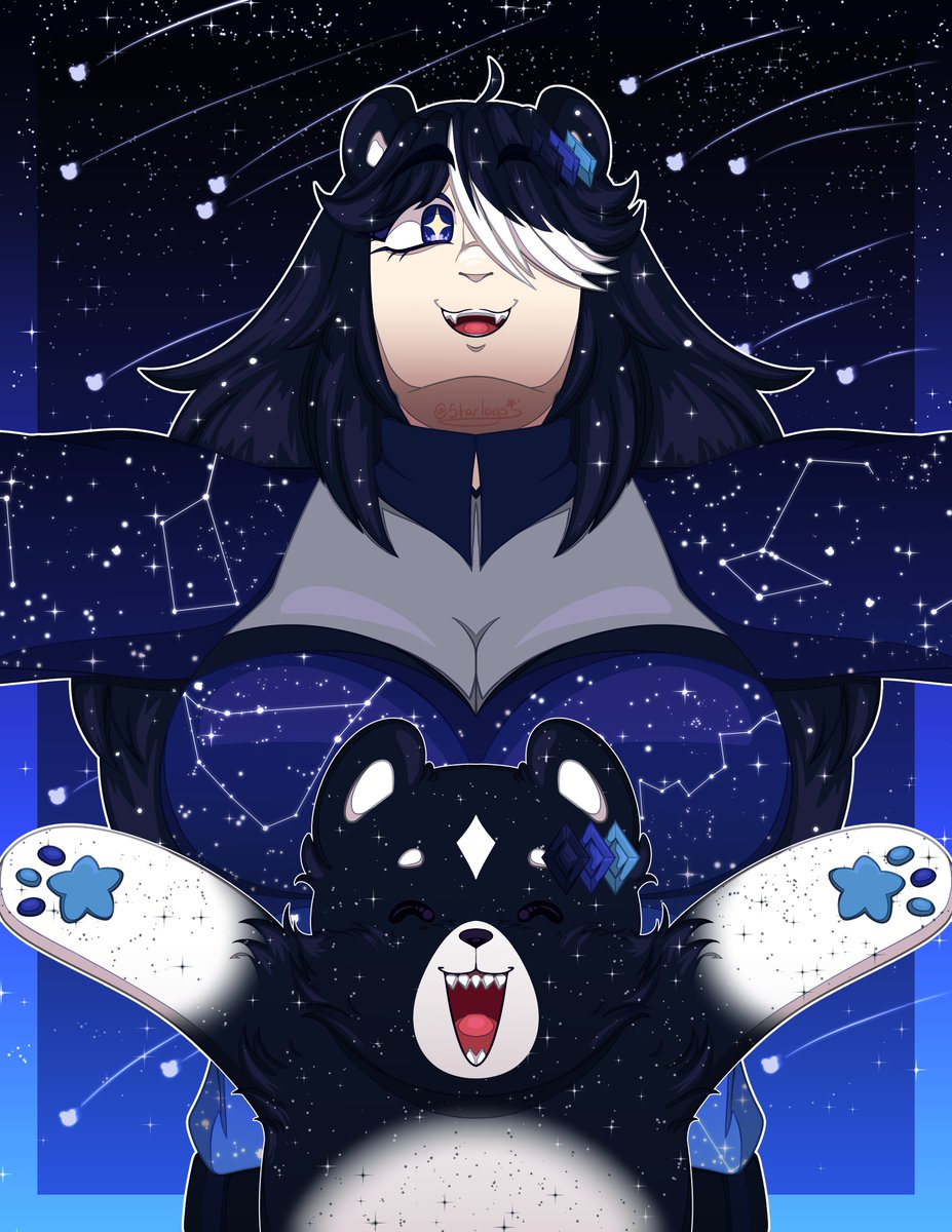 StarLogsVT's tweet image. ehehehe im still happy with this drawing ^^