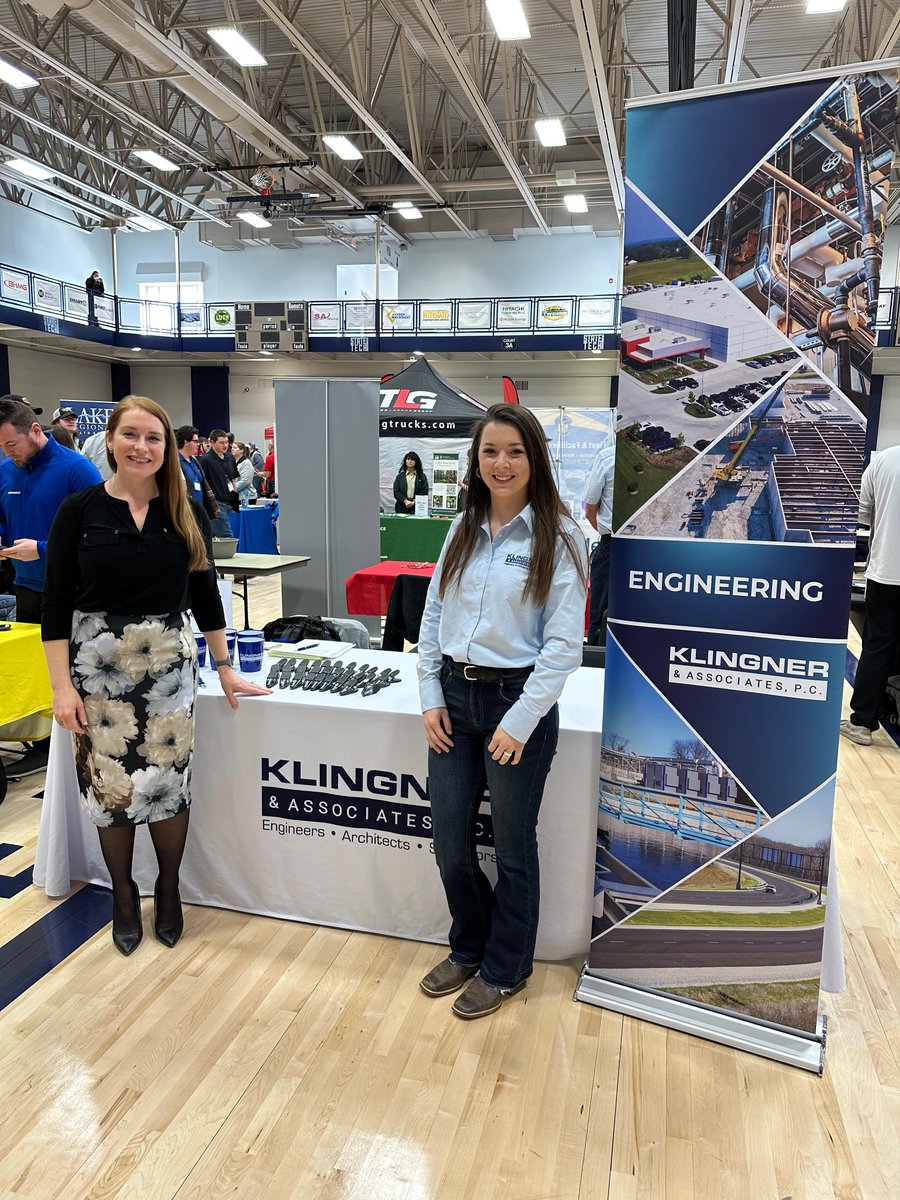 Students - Megan Peters and Grace Powell are at State Tech today! Find us at the Career Expo today until 11am!

Check out our current job openings: bit.ly/WorkWithKlingn…

#workwithus #klingner #nowhiring