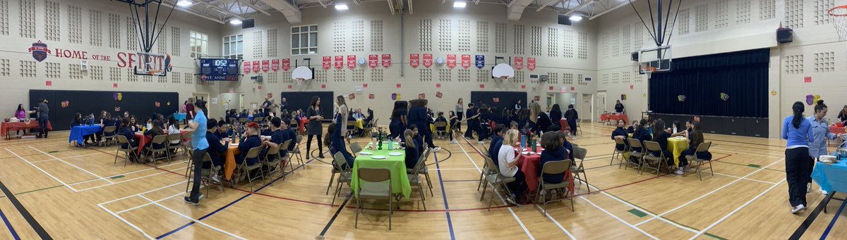 Feasting before we begin the season of Lent - thank you parent volunteers for!