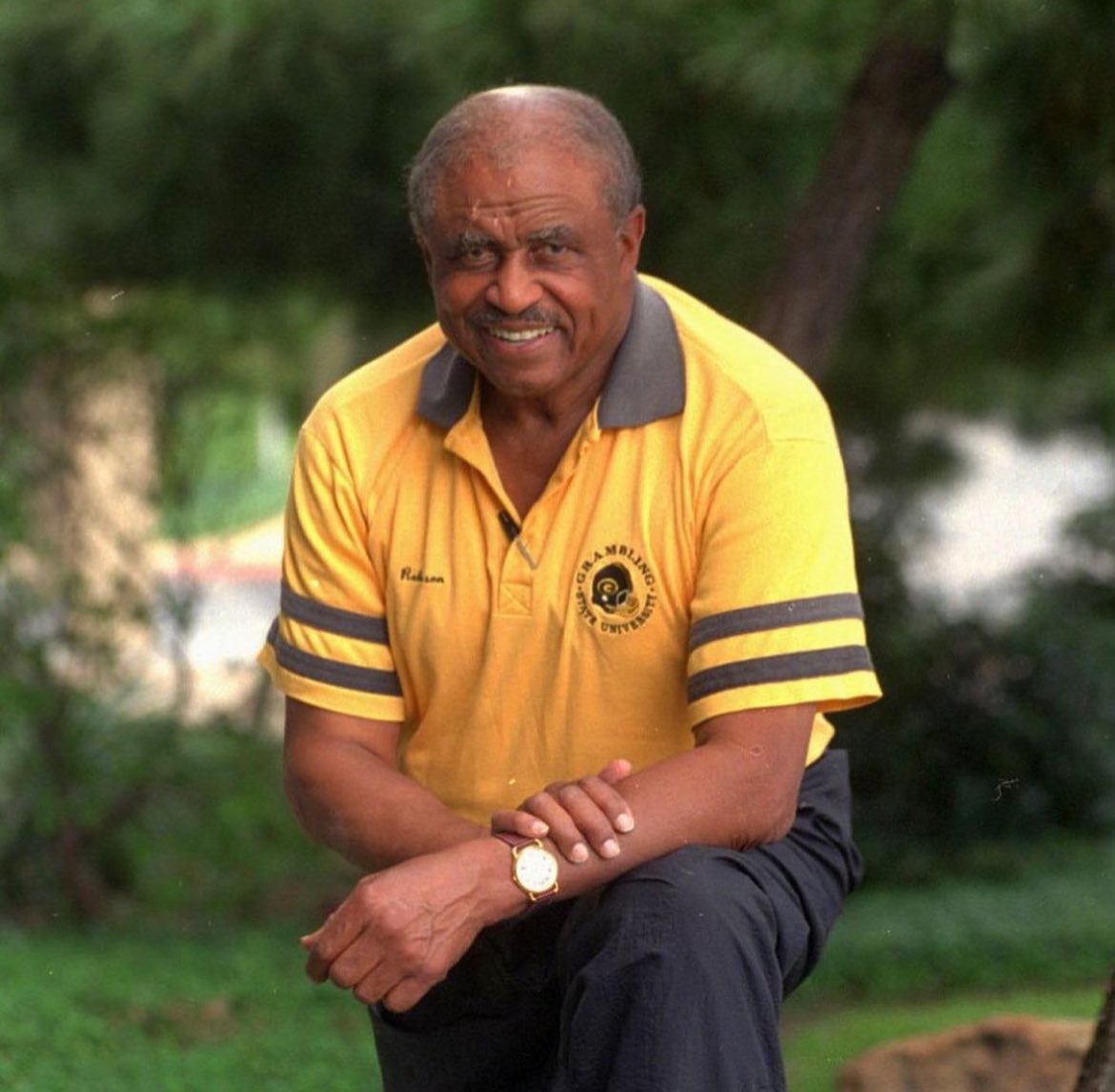 Happy Heavenly Birthday to Legendary Coach Eddie Robinson * Coach Robinson won 408 games at Grambling, the College Football Hall of Fame inductee saw more than 200 of his athletes play in the NFL