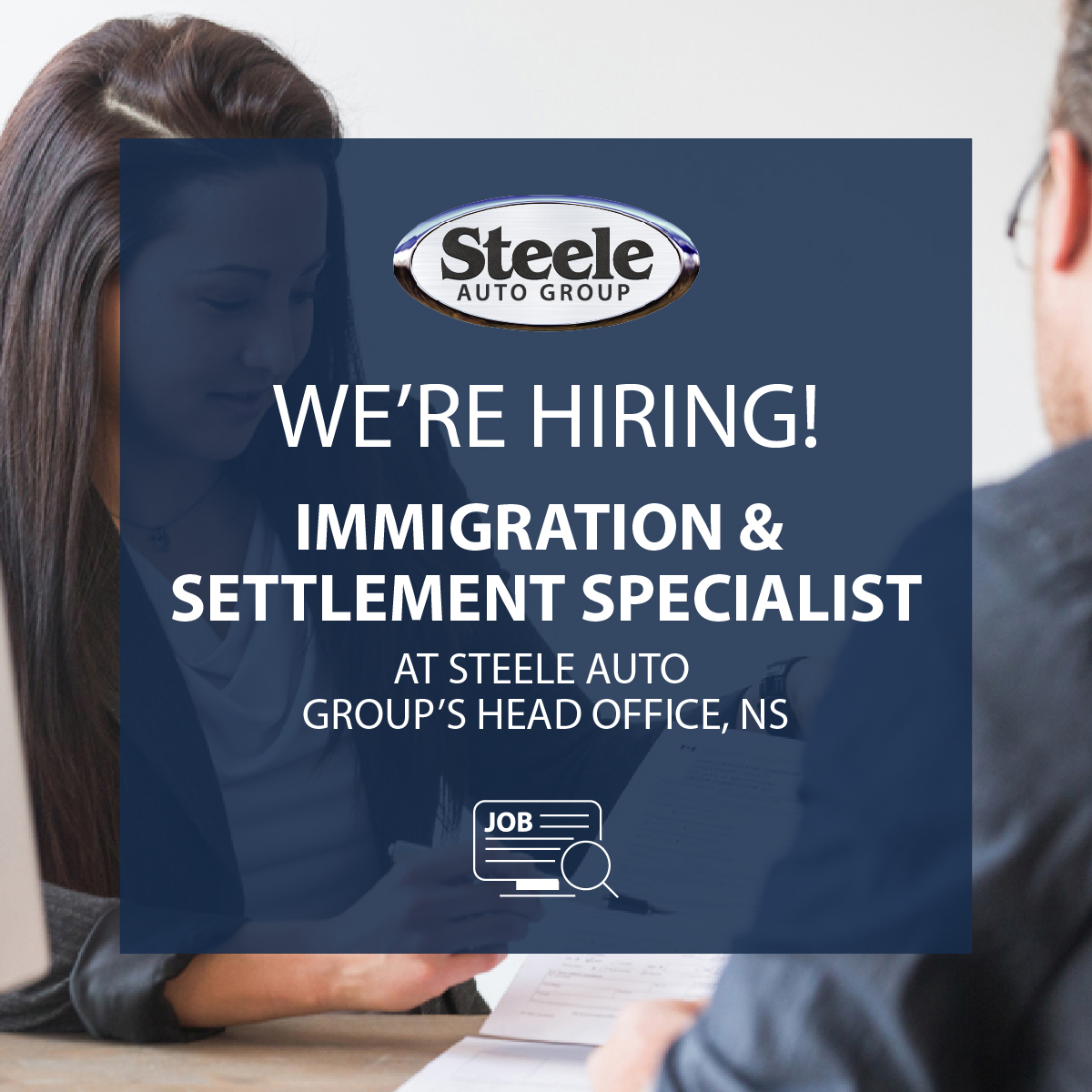 steeleauto's tweet photo. Join our growing team as a Immigration & Settlement Specialist at our Head Office location in Dartmouth, Nova Scotia!
Apply now: https://t.co/vQ7UVUlwWV
#automotiveindustry #immigration #talentacquistion #careeropportunity #steelecareers #whysteeleauto https://t.co/7a2Gv55L0z