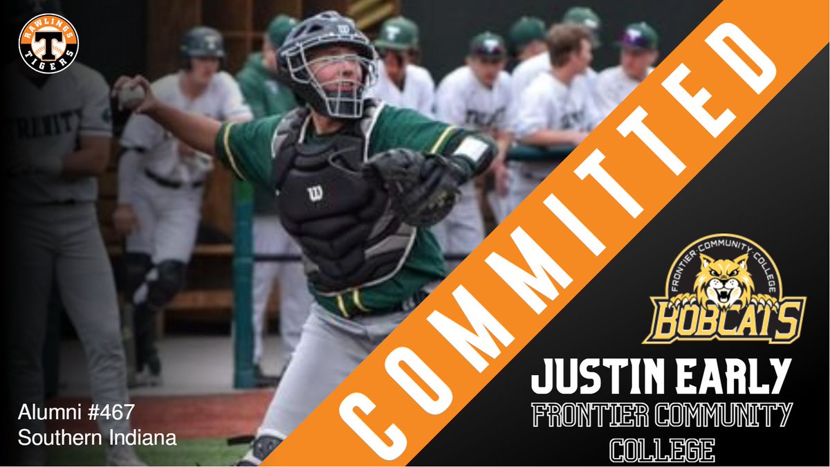 Congrats to Justin Early on his commitment to Frontier Community College! #TigerAlum @Rawlings_Tigers @SIndianaTigers @PBRIndiana