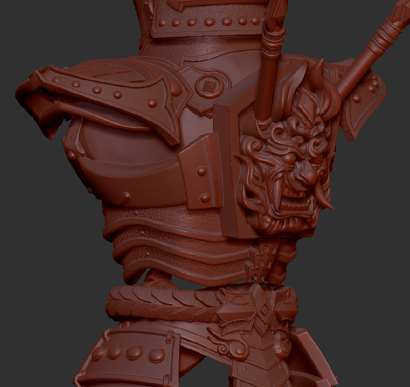 Yannation1's tweet photo. #zbrush 
#3Dprinting 
#SIC改造 
#ニチアサフィギュア改造部 
#牙狼 
#ハガネを継ぐ者 https://t.co/1lhab6DJgF