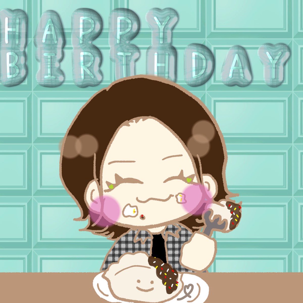 a_YU_KK_a's tweet photo. もう1枚もぐもぐ優希ちゃん描いてみた◎

#田中優希 
#田中優希20thBirthday_0214 
#ゆーにょずは今までもこれからも一緒に https://t.co/qLhMtNfGSf