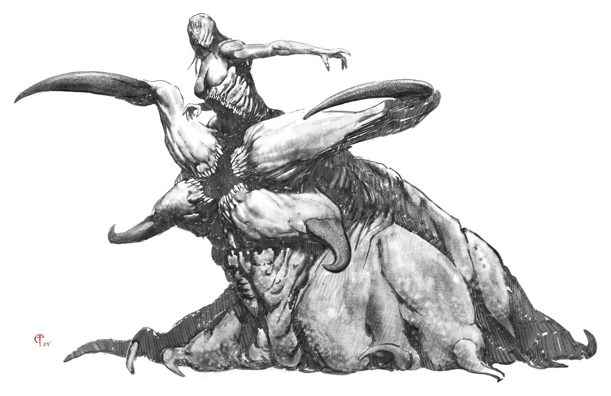 APalma_concept's tweet image. Gore Monster