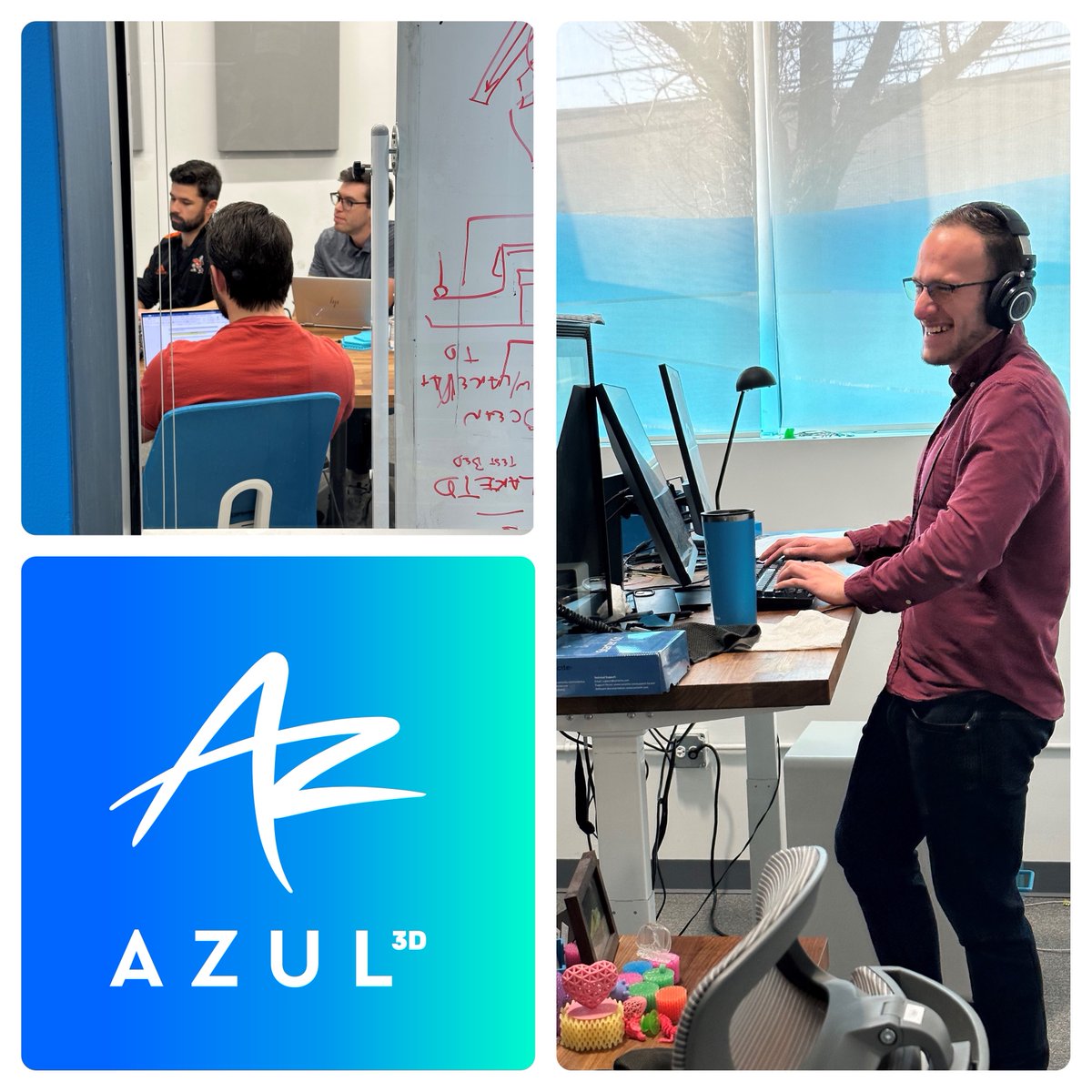 What is it like to work at Azul 3D? Just ask our employees: “Fast-paced.” “Exciting.” “Multi-disciplinary.” “Always an opportunity to learn and get involved.” Interested in joining our team? azul3d.com/careers