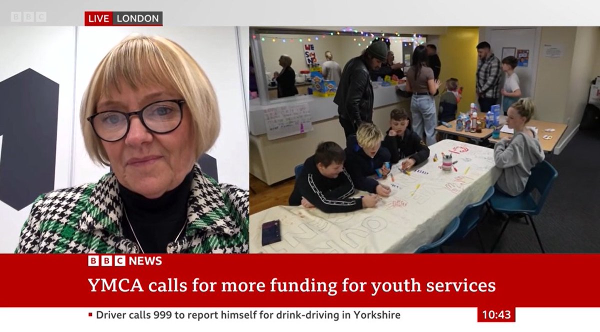 “Youth work is about young people designing it. What they’re looking for is that safe space, where they can build social relationships."

Chief Executive <a href="/Denise_Hatton/">Denise Hatton</a> speaking to <a href="/BBCNews/">BBC News (UK)</a> about YMCA's latest report on the importance of youth services. 

#NowsOurChance