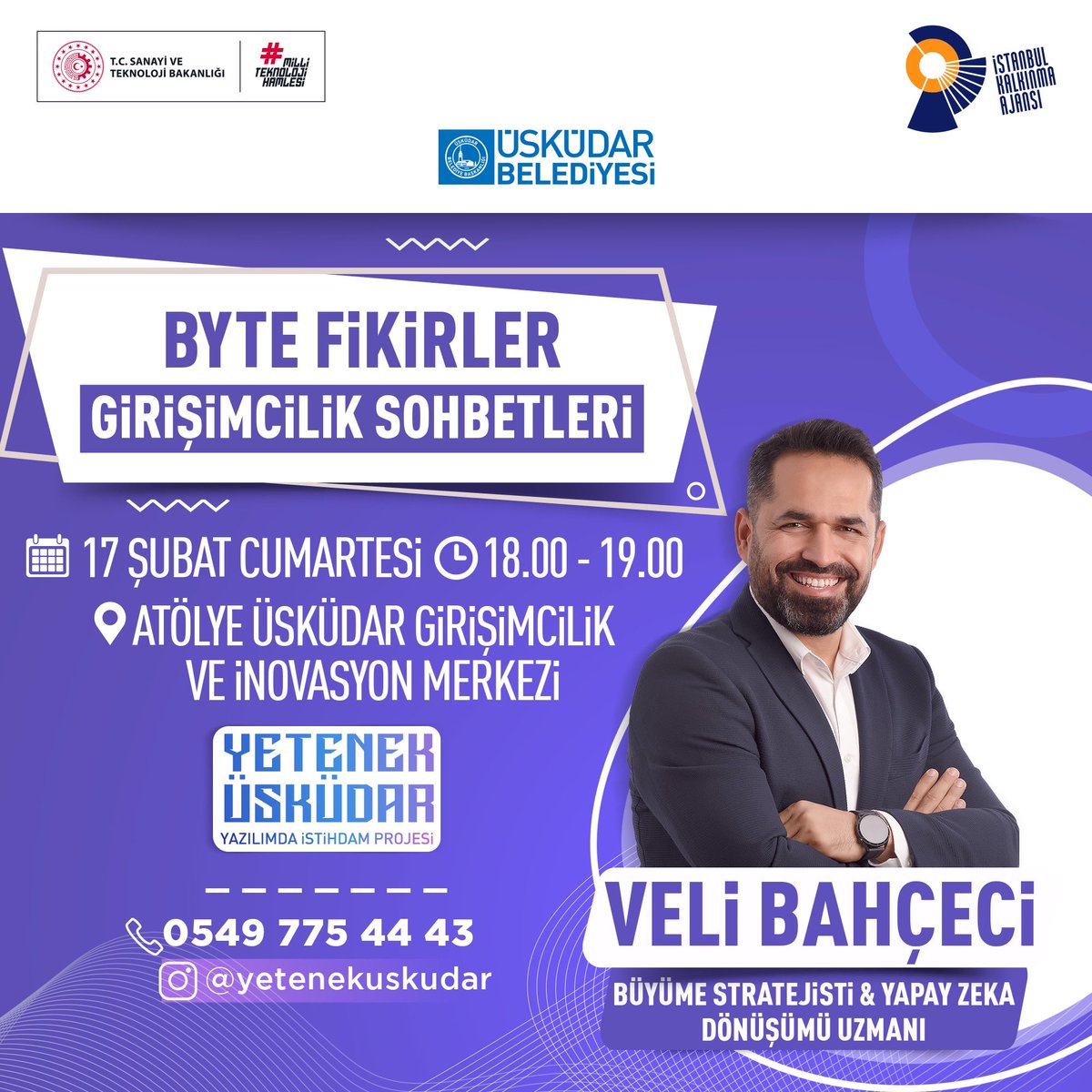 Sevgili Girişimcilik Tutkunları, sizleri birbirinden değerli konuklarla buluşturmaya devam ediyoruz! 🚀

Byte Fikirler Girişimcilik Sohbetleri kapsamında bu sefer ki konuğumuz Büyüme Stratejisti &amp; Yapay Zeka Dönüşümü Uzmanı Veli Bahçeci.

<a href="/velibahceci/">Veli Bahçeci</a> 

#girişimciliksohbetleri