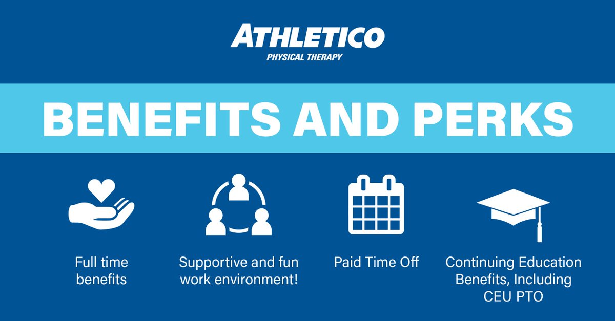 We're #hiring for a variety of roles across the U.S.! From mentorship and continuing education opportunities to our Student Loan Repayment Program, learn why it's the perfect time to #GrowWithAthletico. View our available roles here - ow.ly/386w50QAGlw