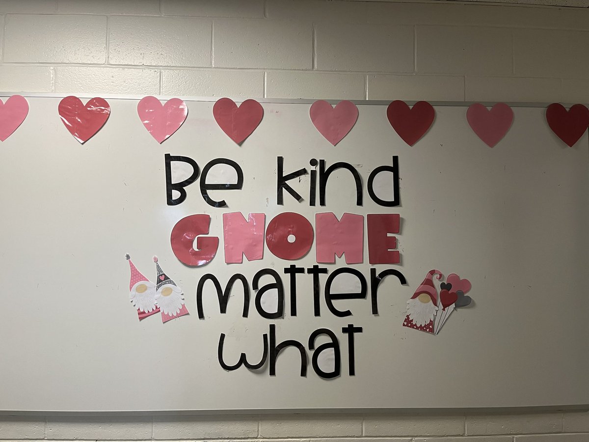 tc_shannrichard's tweet photo. Remember to “be kind, gnome matter what!” #beOLMC @OLMCarmelOCSB https://t.co/9nX9A4v9Yk