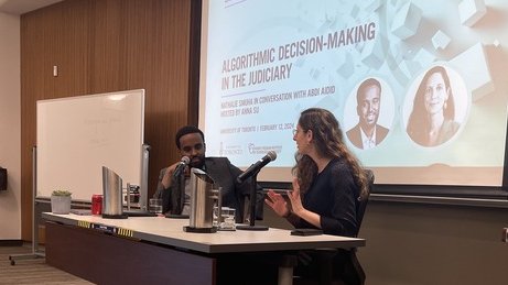 Can automation in the judiciary clear backlogs? Do algorithms make 'better' decisions than judges? Who should design AI for legal systems? Yesterday @theannasu welcomed @AbdiAidid and @NathalieSmuha to discuss these points and more to a sold-out crowd. More coverage coming soon!