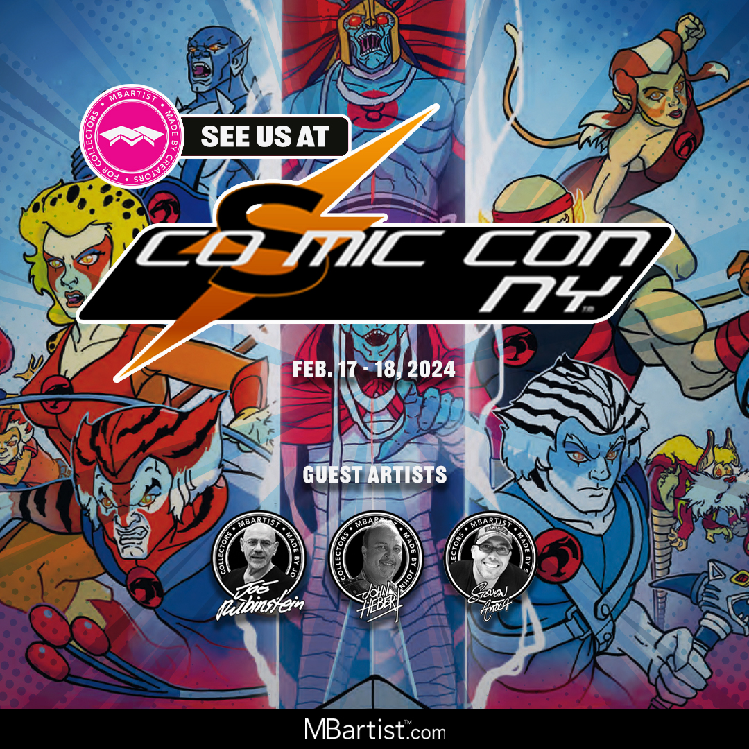 MBartistCollect's tweet photo. MBartist is coming to Cosmic Con in Queen, NY this Feb. 17-18, 2024 with guest artists Joe Rubinstein, John Hebert and Steven Ahola. Come visit for art prints, comics, commissions and the latest exclusive variants like Thundercats #1!
#mbartist #cosmiccon #cosmicconny #comiccon https://t.co/SDUWTj4OAu