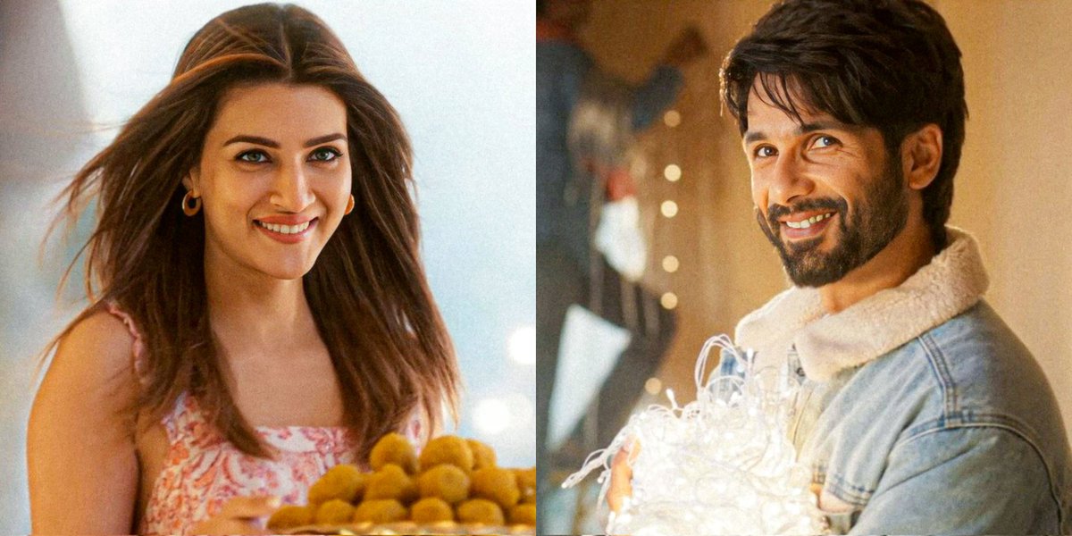 Done watching #TBMAUJ It's a complete entertainer with a perfect blend of humour, love, drama & a fresh concept. Laughed a lot! The SHAHID-KRITI chemistry was simply a delight to watch onscreen. The climax is really amazing. Had a fun time watching it🤍 @kritisanon @shahidkapoor