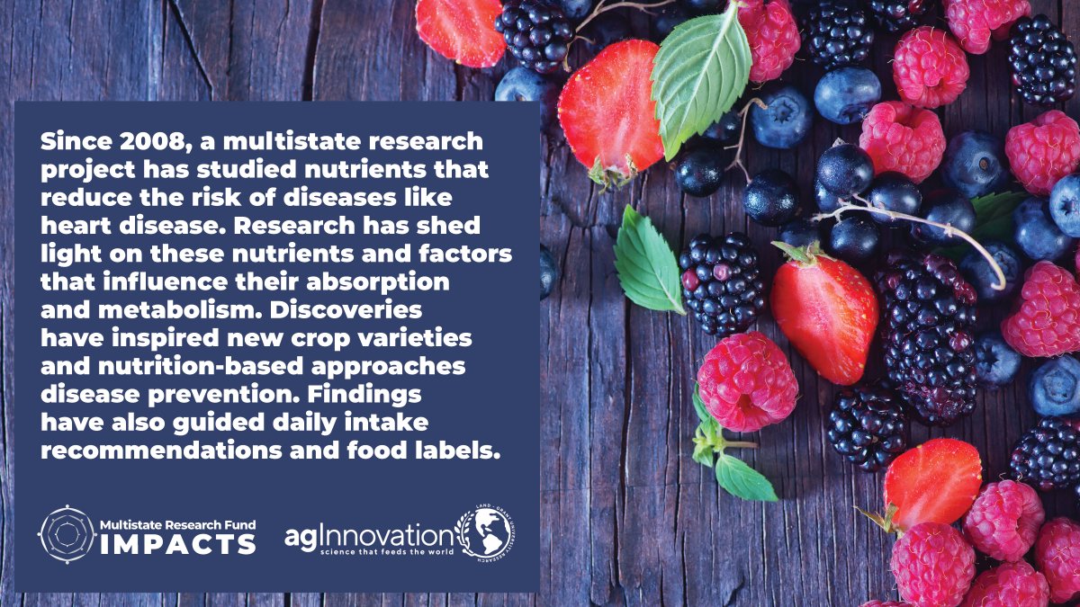 Land-grant university scientists have their fingers on the pulse. See what a <a href="/USDA_NIFA/">NIFA</a>-supported multistate team has discovered about nutrients that can help reduce the risk of #heartdisease: bit.ly/DietaryChemica…. 

#HeartMonth #CVD