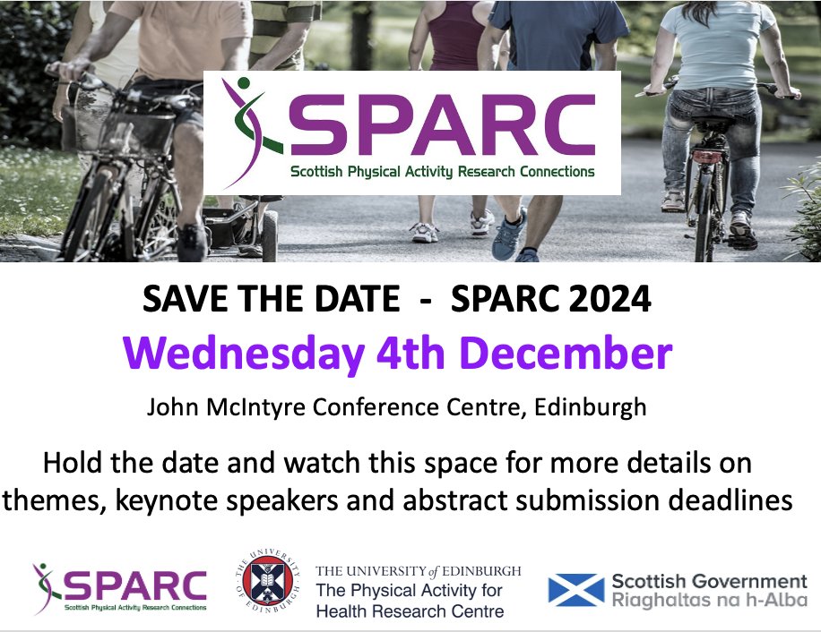 SPARC is back in 2024 - save the date - spread the word - more details to follow