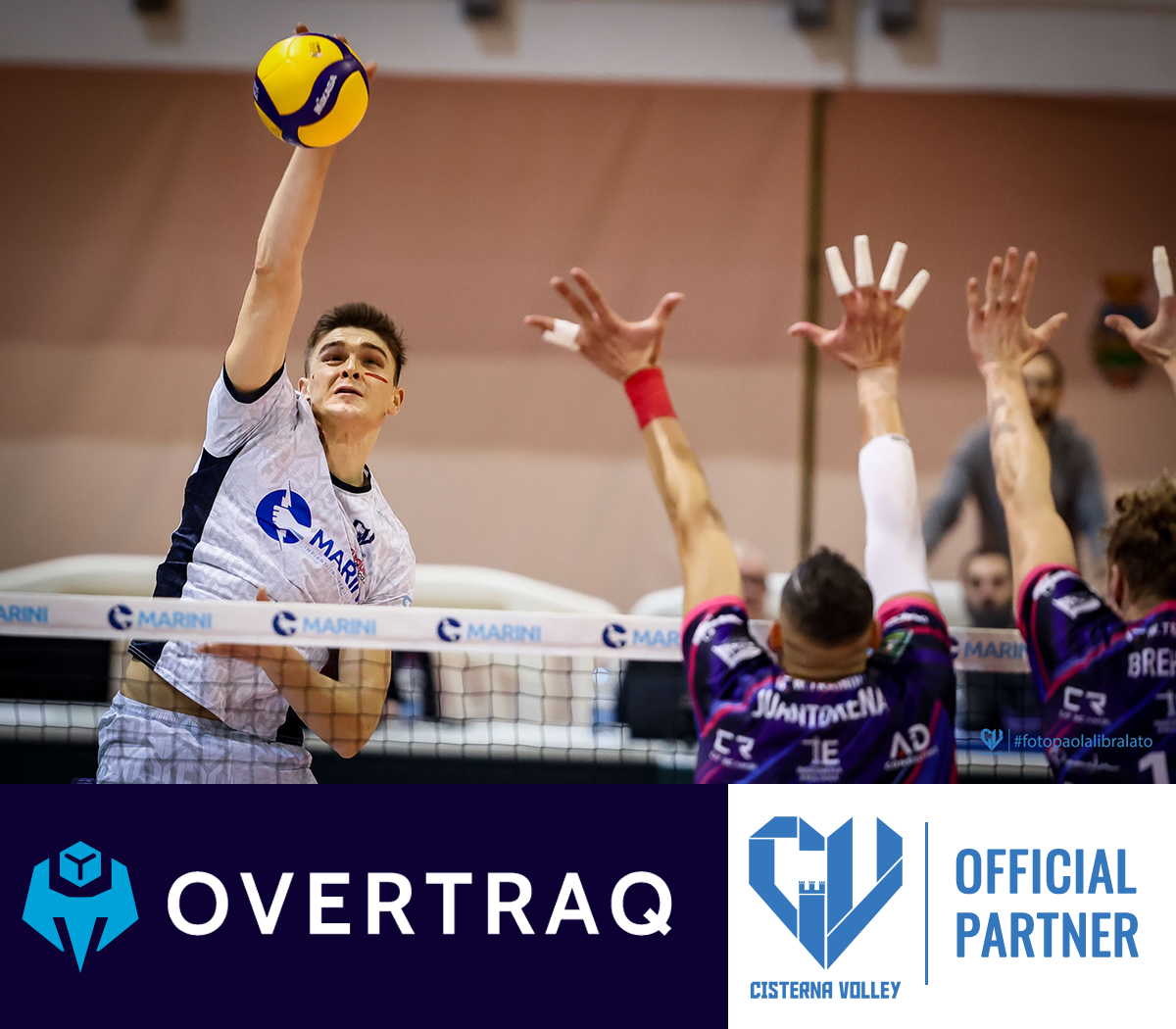 <a href="/overtraq/">OVERTRAQ</a>  Is now Official Technical Partner of <a href="/topvolley1972/">Top Volley Cisterna 🔝🏐</a>. Monitoring #performance has never been so easy!

<a href="/Captiks/">Captiks</a> #Overtraq #training #sport #technology #SuperLega #volleyball #trainingload #PerformanceMonitoring #captiks