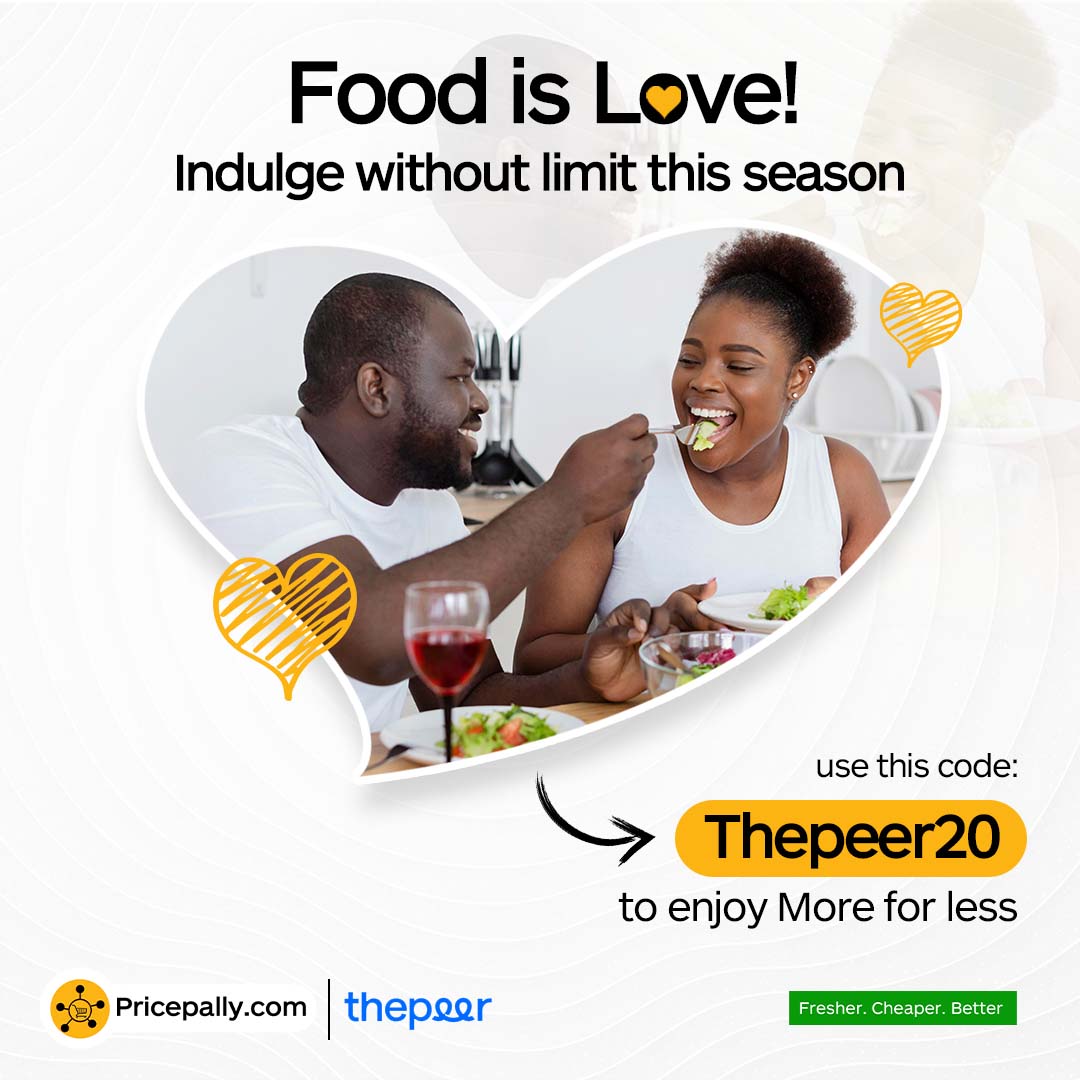 Food is a love language 😍

Save big on food when you use Thepeer on  <a href="/PricePally/">PricePally</a> this season