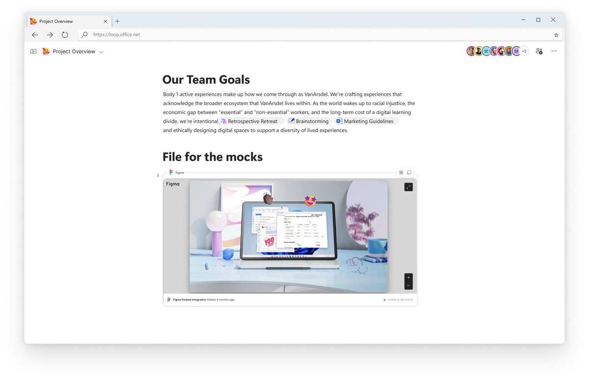 MicrosoftLoop's tweet image. Exciting #NewinLoop: @Figma embeds are here!

Easily access your Figma designs without ever leaving Loop ➡️ Just paste your Figma link, and voilà! Try it out and let us know your thoughts 💭