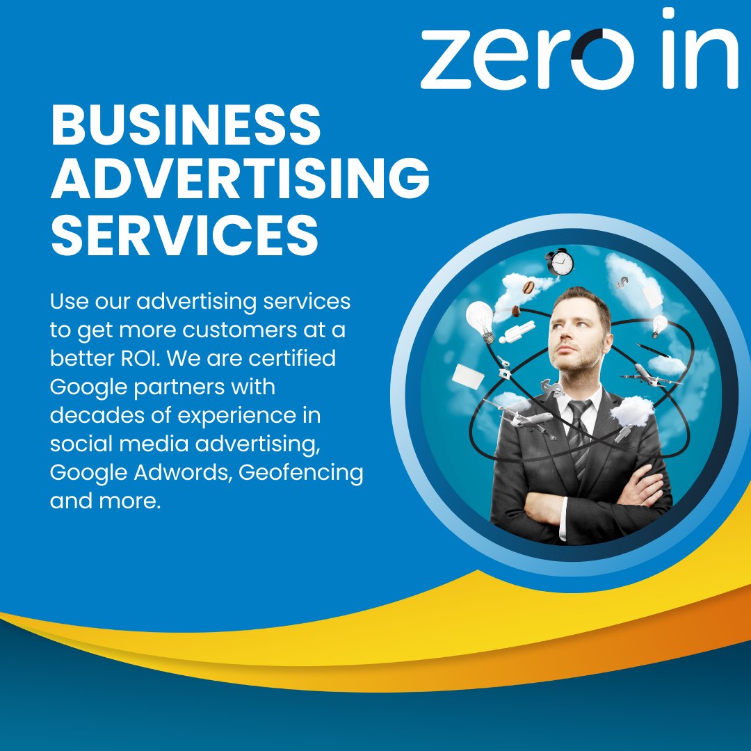 ZeroInOnline's tweet photo. 📈 Certified Google Partners at your service! 🌟 We specialize in optimizing Google AdWords and Google Guaranteed Ads for B2B success. Whether you're a small business or a franchise giant, our strategies are crafted for your growth. #GooglePartners #B2BSuccess #DigitalAds https://t.co/83b76O31aI