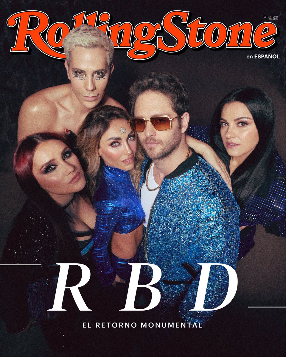 RollingStoneMX's tweet photo. #RSEE029 | ¡Yo digo R, tu dices evolución! ¡Revolución!
Mostrando su evolución como artistas, y seres humanos, los miembros de RBD volvieron después de 15 años para revolucionar los conciertos, romper récords y emocionar a miles de personas.

Anahí, Christian Chávez, Dulce María, Maite Perroni y Christopher Von Uckerman revelan a ROLLING STONE en Español todos los detalles de su monumental regreso, de cómo fue volver a cantar las canciones que conquistaron al mundo hace varios años y de los mensajes que querían transmitir durante ese impresionante show que crearon de la mano de @livenation y @livenationlatino en el Soy Rebelde Tour.

🔗 Sigue la historia de portada: https://t.co/jZWYEHkyrL 

🚨 Accede a la preventa de esta edición. Válido hasta agotar existencias. Aplican políticas condiciones: https://t.co/ct50QxrSSo

Historia: Pablo Monroy / @pablomonroy___

Fotografía: Carlos Ruiz/ @carlos_ruizc

Productor Ejecutivo: Alejandro Ortiz / @xalejandro.ortiz
Asistente Editorial: Patricia Guerrero / @patygcarrillo
Asistentes de fotografía: Eugenio Vargas / @eugenio_vargaci; Sofía Ortiz / @Sofffiiia; Juan de Dios/ @juandedios.dgh
Producción: Daniela Garcia / @karendaap
Asistente producción : Didier Molina / @ddrdidier
Team Christian
Glam:  @makeupbyponcho

Stylist: @pablo_palomeque_
Team Christopher:
Vestuario: @usamaishtayofficial

Glam: @davosthebane
Team Anahi
Peinado: Alex Arizmendi / @alexarizmendyhairstyle

Make up: Javier de la Rosa /delarosamakeup
Team Maite:
Make up: Alfonso Castro / makeupbyponcho

Peinado: Erick Moreno / @erickmoreno
Team Dulce
Make up: Carlos Morales / @cmorbeauty

Peinado: Eduardo Bravo / @elpanqueee
.
.
.
#RollingStoneEnEspañol #RollingStone #RBD #México #Latinoamérica