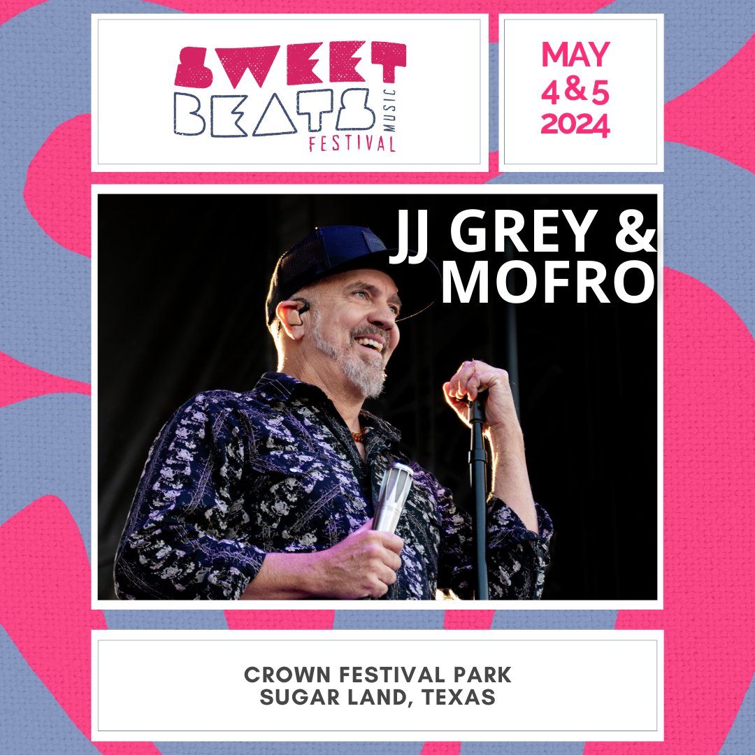 Groovin' with JJ Grey & Mofro! We are so excited to have them take the stage at Sweet Beats Music Fest!🎸🎶 🎤 May 4th & 5th, 2024 🔥 Get your tickets in our bio! #sugarland #musicfestival #musicfest #familyfun #upcomingevents #sweetbeatsmusicfest #houston