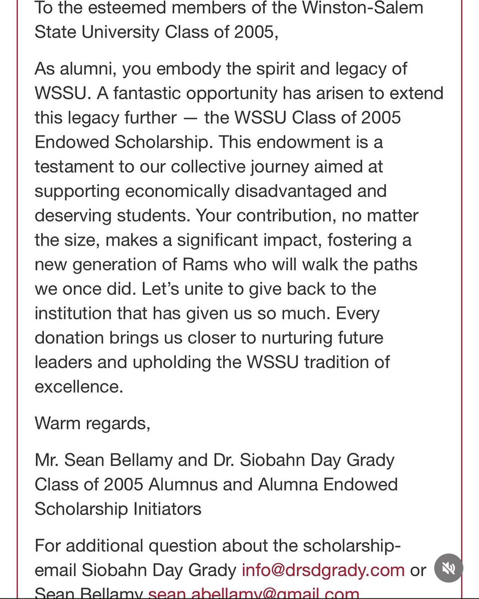 S/O Class of 2005! 🐏🎉

#WSSU 
#wssualumni