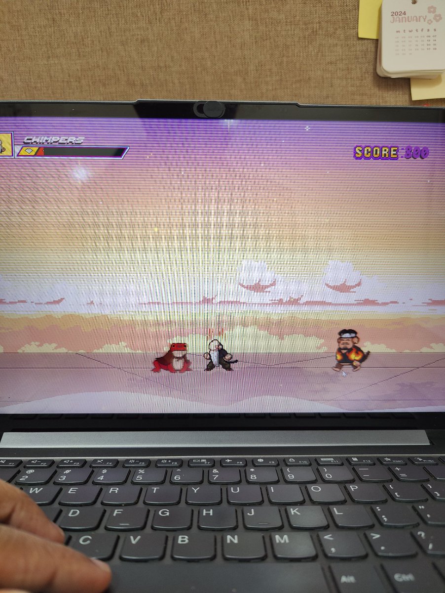 perpetualdreamm's tweet photo. Gm
Enjoy playing the #dojoclash game created by @ChimpersNFT, it invoked nostalgia that was deep asleep in the memories 👾🐒 https://t.co/JzNZg5rGkG
