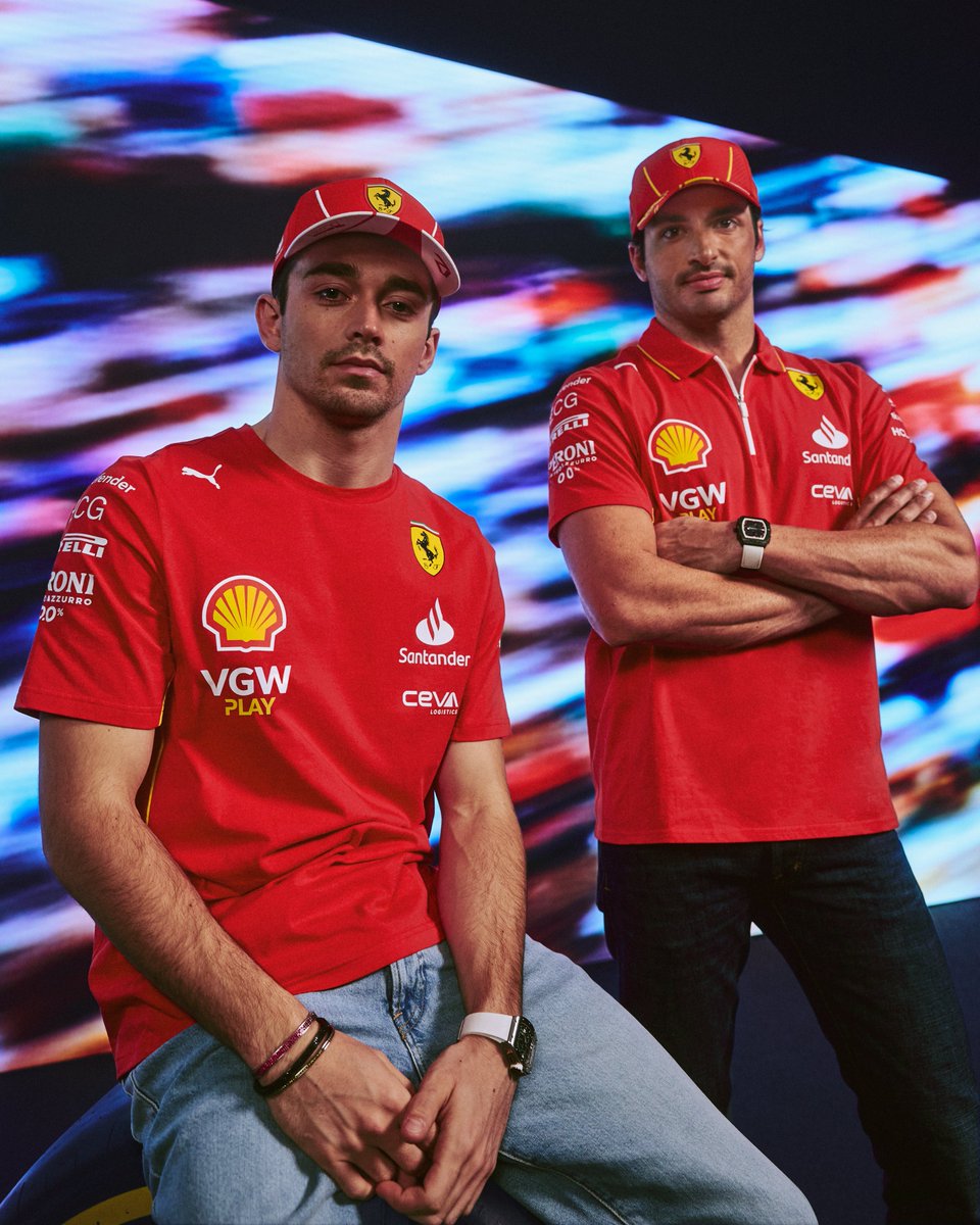 ScuderiaFerrari's tweet photo. Our boys are looking sharp for the season ahead 😎 https://t.co/AJMrQys4uE