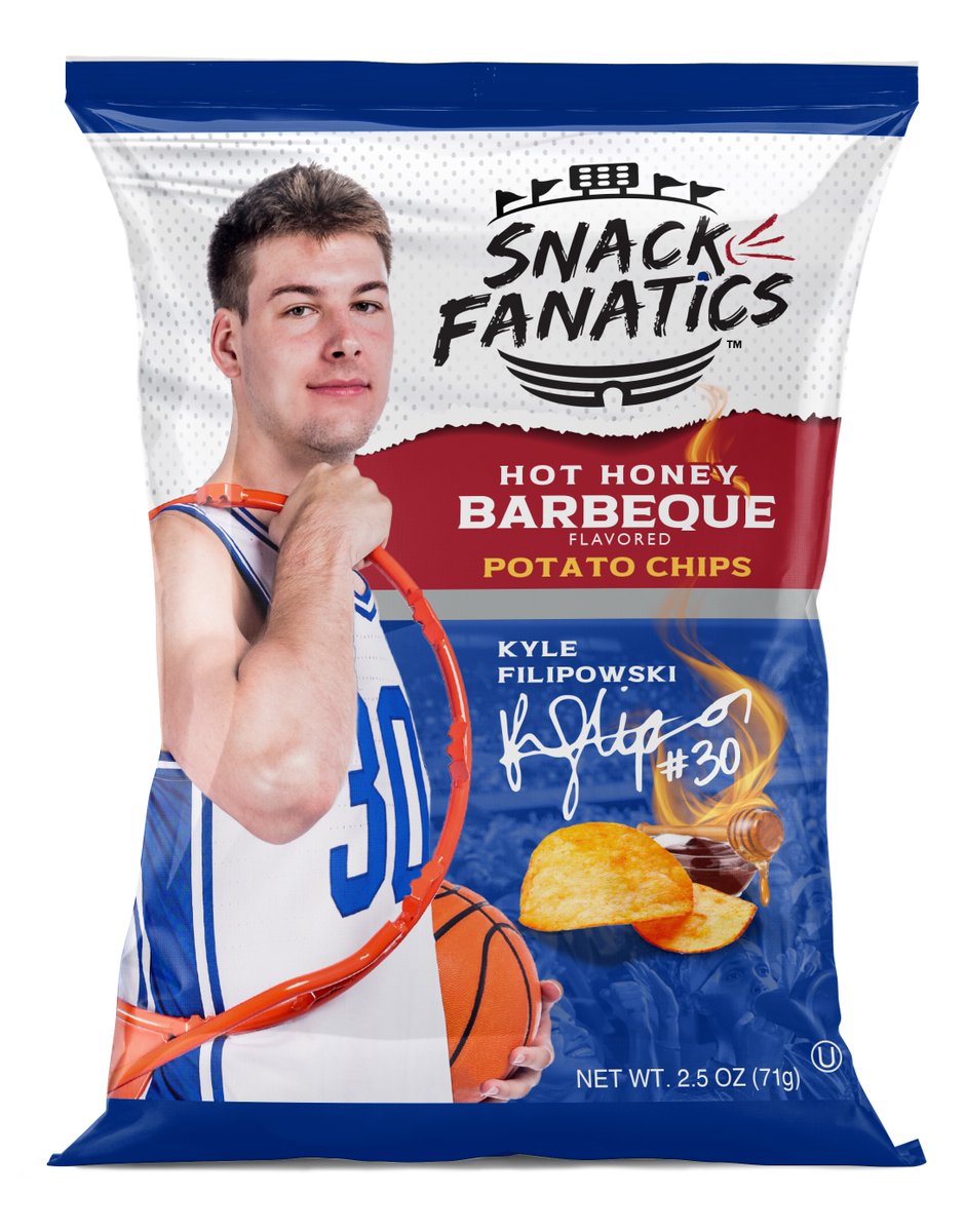 Priority Sports (@prioritysports) on Twitter photo .<a href="/kylefilipowski/">Kyle “Flip” Filipowski</a> and <a href="/BryceHopkins/">Bryce Hopkins</a> have launched their own chips through an #NIL deal with Snack Fanatics!
Read more and get yours ⬇️
on3.com/nil/news/kyle-… .<a href="/kylefilipowski/">Kyle “Flip” Filipowski</a> and <a href="/BryceHopkins/">Bryce Hopkins</a> have launched their own chips through an #NIL deal with Snack Fanatics!
Read more and get yours ⬇️
on3.com/nil/news/kyle-…