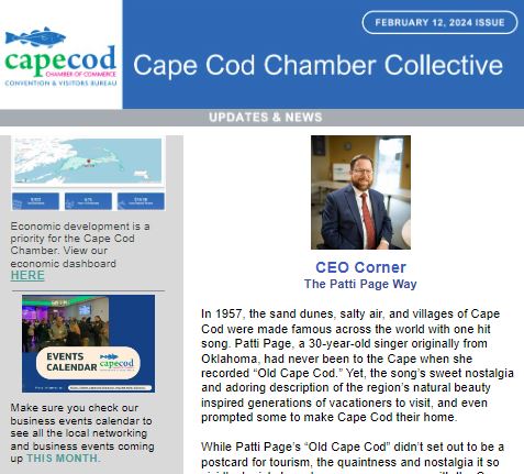 Check out the latest issue of the Cape Cod Chamber Collective. #capecodchamberlove #thepattipageway conta.cc/3UzwjJ6