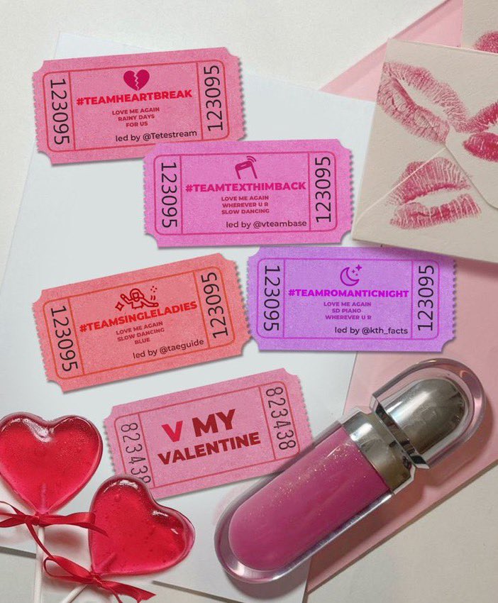 bibathv's tweet photo. So tomorrow we have big stream party #VforValentine for layover 🔥🥳

#TEAMHEARTBREAKER @tetestream
#TEAMTEXTHIMBACK @VTeamBase
#TEAMSINGLELADIES @taeguide
#TEAMROMANTICNIGHT @KTH_Facts
Here’s the plan https://t.co/oymeCBTagl