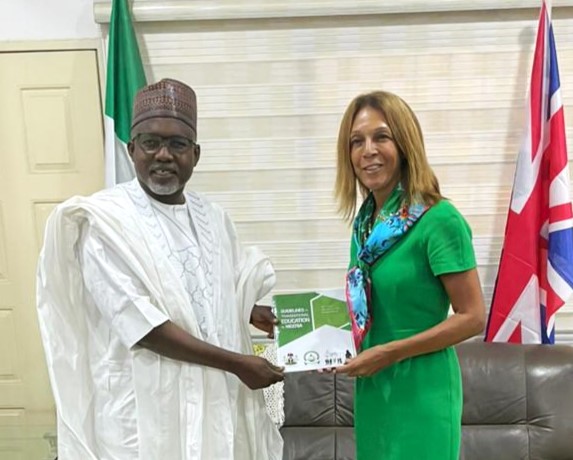 Helen Grant OBE MP (@helengrantmp) on Twitter photo Excellent meeting with <a href="/NigEducation/">Federal Ministry of Education</a> Hon. State Minister of Education, Dr Sununu, where we discussed strategies to accelerate #GirlsEducation and 🇬🇧 support to 🇳🇬 Roadmap: 'Education for Renewed Hope'.
<a href="/FCDOEducation/">FCDO Girls’ Education</a> <a href="/UKinNigeria/">UK in Nigeria🇬🇧🇳🇬</a> Excellent meeting with <a href="/NigEducation/">Federal Ministry of Education</a> Hon. State Minister of Education, Dr Sununu, where we discussed strategies to accelerate #GirlsEducation and 🇬🇧 support to 🇳🇬 Roadmap: 'Education for Renewed Hope'.
<a href="/FCDOEducation/">FCDO Girls’ Education</a> <a href="/UKinNigeria/">UK in Nigeria🇬🇧🇳🇬</a>