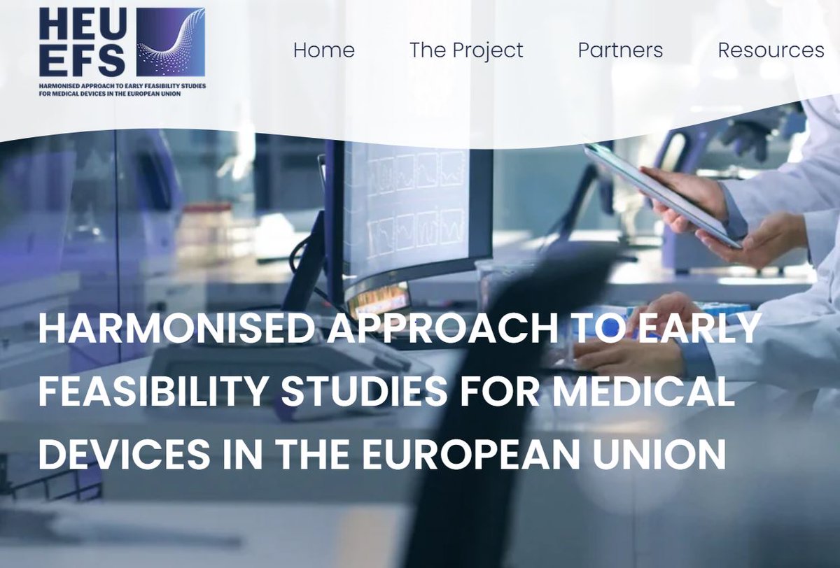 📌The Harmonized Approach to Early Feasibility Studies for #medicaldevices in the #UE @HEUEFS Project was initiated with the aim of developing an innovative and shared program dedicated to conducting Early Feasibility Studies #EFS in the #EuropeanUnion. @IHIEurope