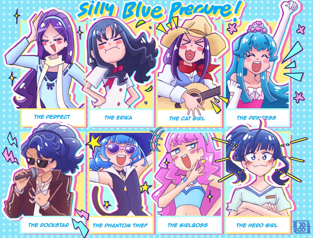 プリキュア #precure Me collecting silly blue cure like it was a