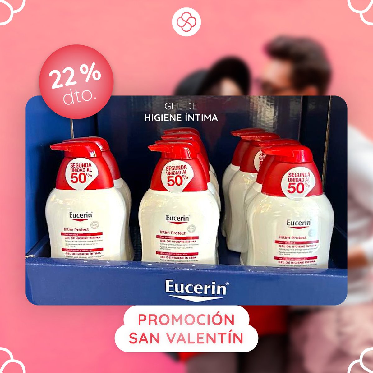 farmaarrixaca's tweet photo. 🆕 ¡Nueva #PROMOCIÓN ENAMORADOS 😍 por SAN VALENTÍN!

Descubre los packs de preservativos y lubricantes de @durex.

Y un 22 % de descuento en higiene íntima de Eucerin, en compras superiores a 10 €.

💚 Somos tu farmacia en #ElPalmar y no cerramos a mediodía. https://t.co/5nvcxuORbg