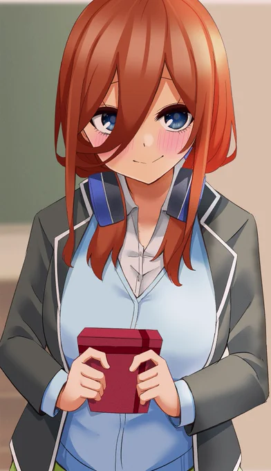 ハッピーバレンタイン。 #五等分の花嫁  #中野三玖 