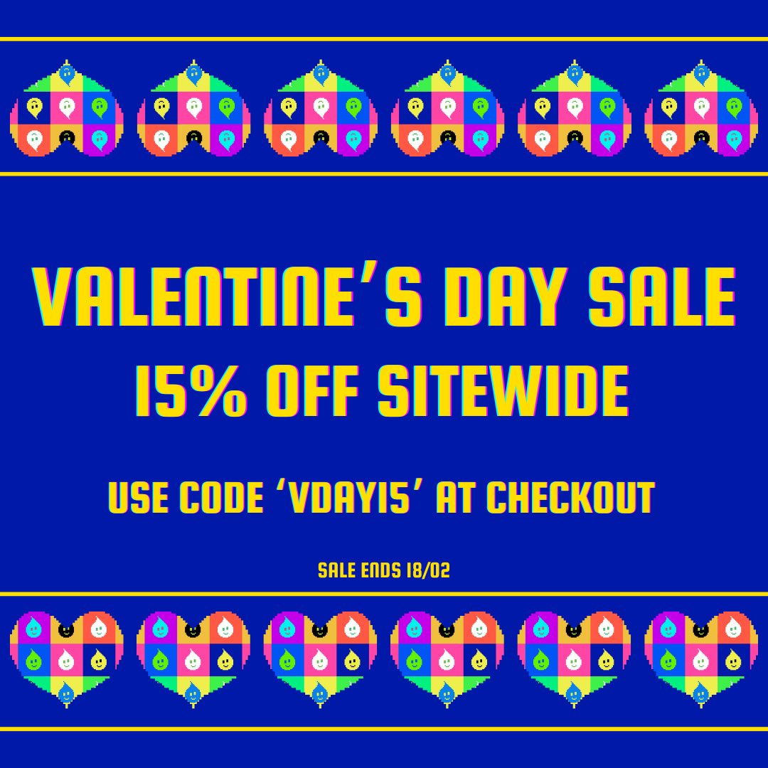 Thumbs up if you love a sale... 👍 Treat someone special (or yourself) to some bats' merch this Valentines Day with 15% off sitewide from tomorrow (14th) until Sunday (18th). Use code 'VDAY15' at checkout! 🙌 Shop now: thewombats.store x