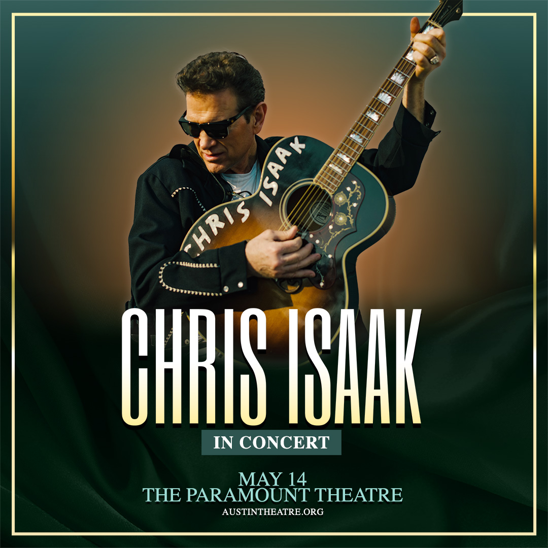 JUST ANNOUNCED: Paramount fan-favorite @ChrisIsaak returns to the stage 5/14! Join us for an unforgettable evening as Chris serenades you with his velvety vocals and his signature blend of rockabilly, blues, and heartfelt ballads. 🎫 On sale Friday, 2/16: bit.ly/3ODV1nV