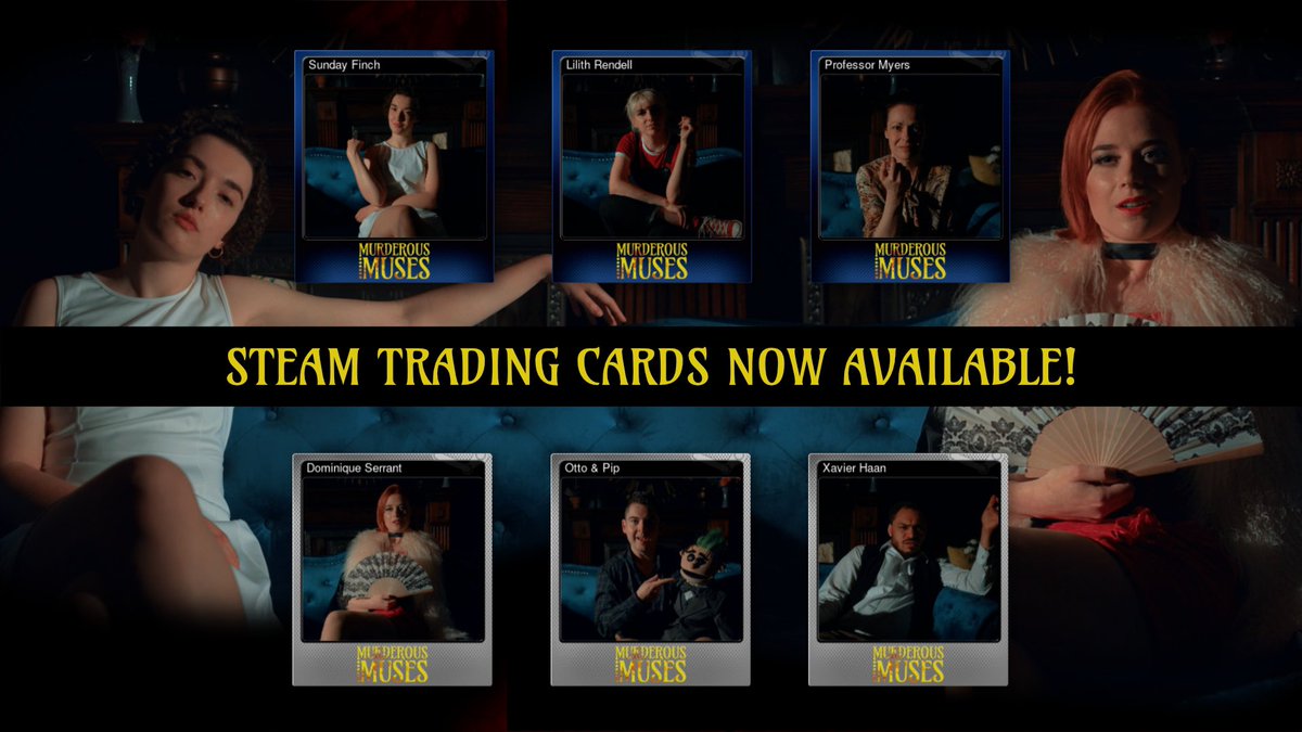 A big thanks to everyone who helped us meet Steam’s magic metric for releasing trading cards and other community items! ☺️❤️ Our latest pack of characters - now available in digital trading card form…
store.steampowered.com/app/1727270/Mu…